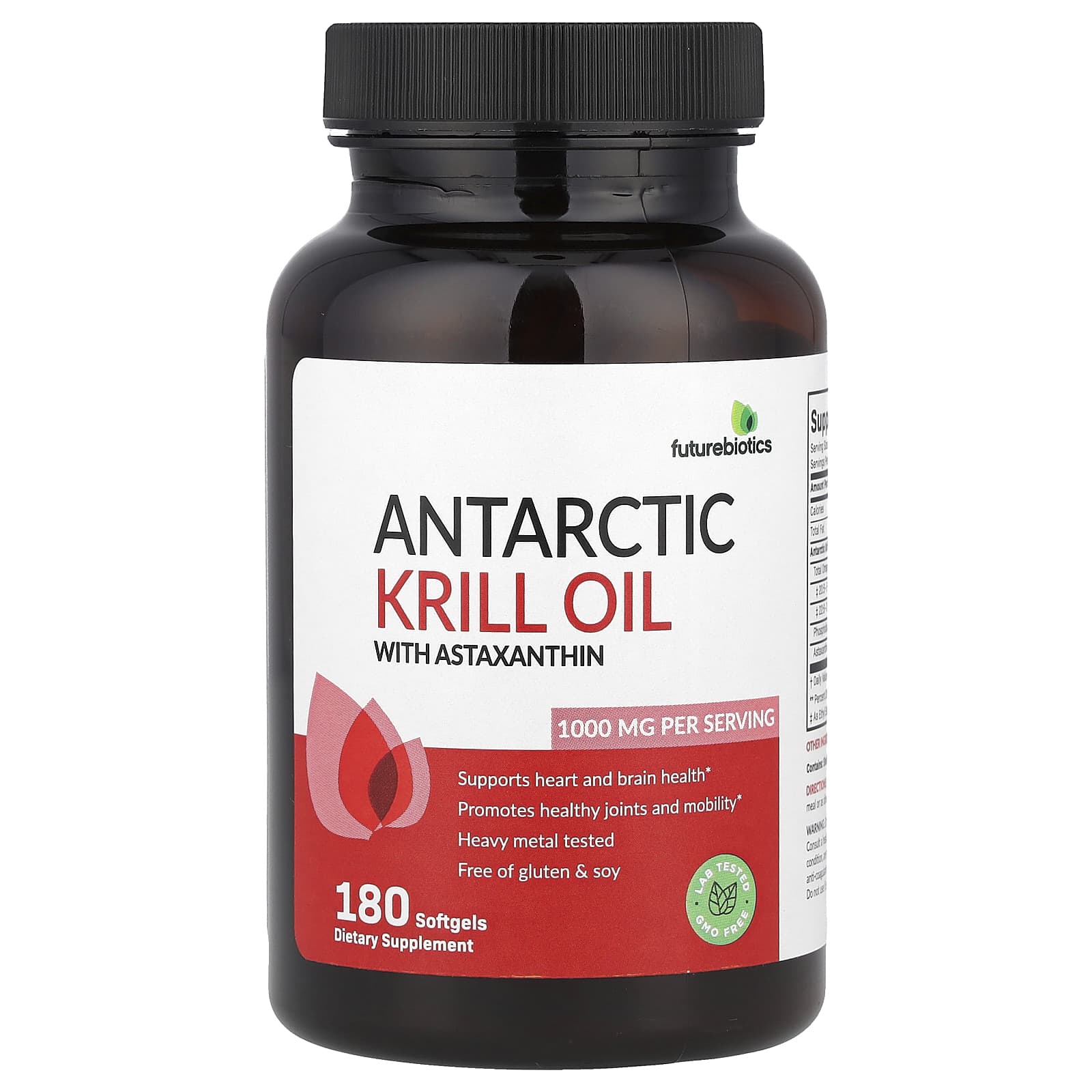 FutureBiotics, Antarctic Krill Oil With Astaxanthin, 500 mg, 180 Softgels
