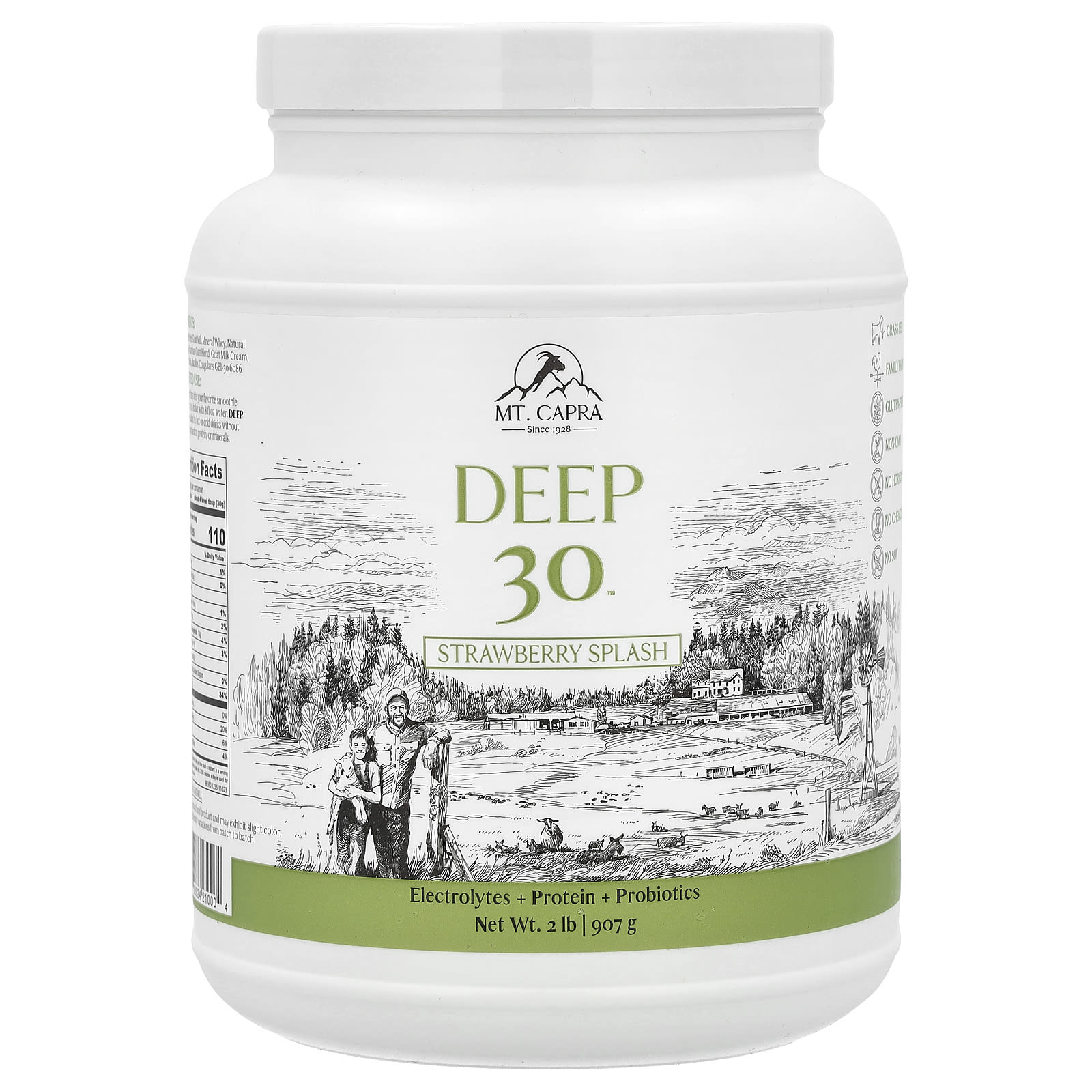 Mt. Capra, Deep 30 , Coconut Dream, 2 LB (907 g)