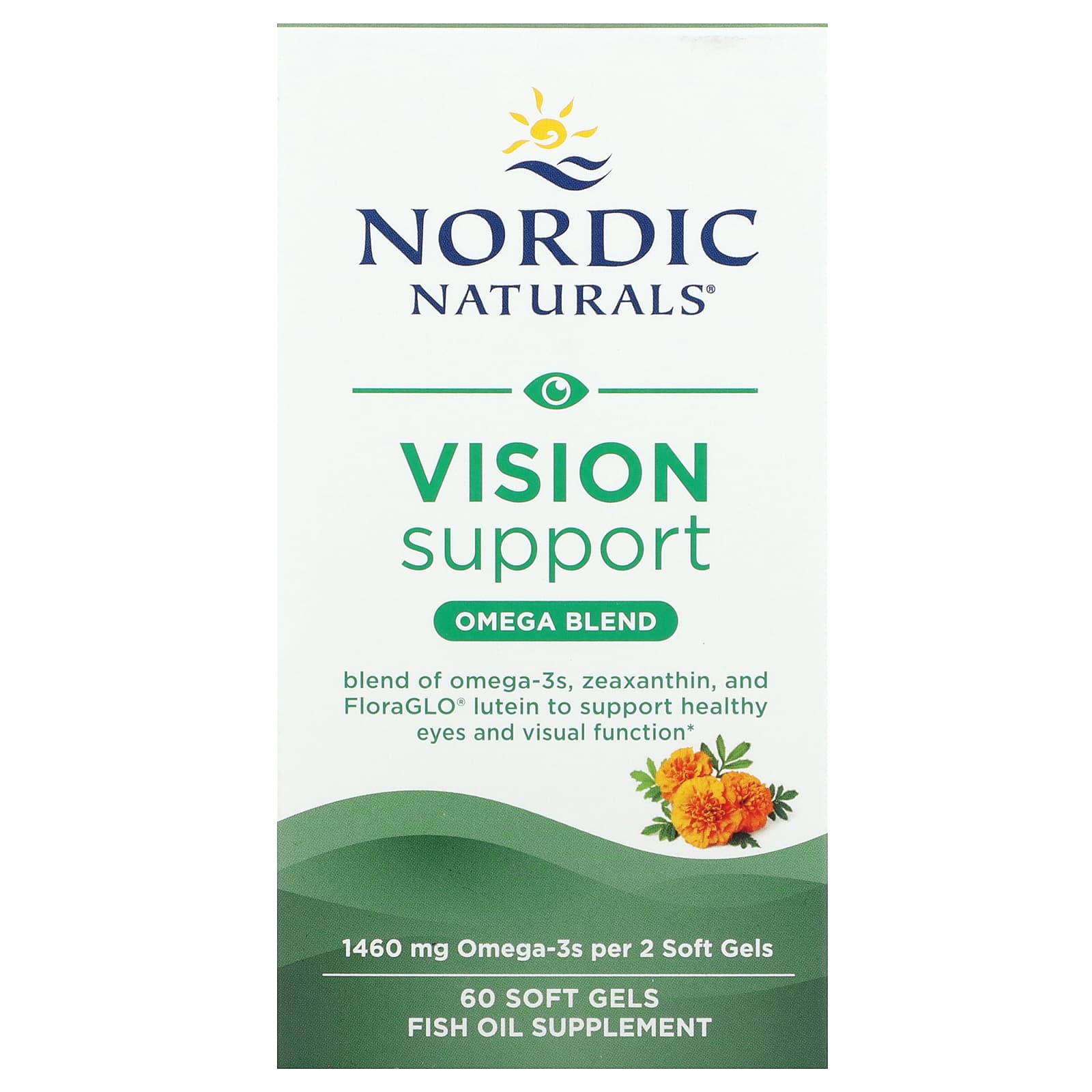 Nordic Naturals Omega Vision 60 Softgels