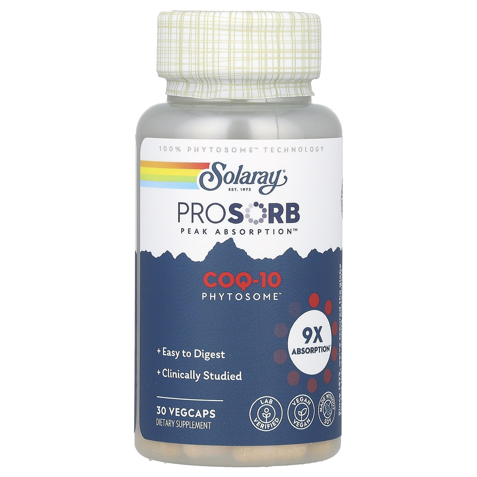 Solaray, CoQ-10 Phytosome, 30 VegCaps