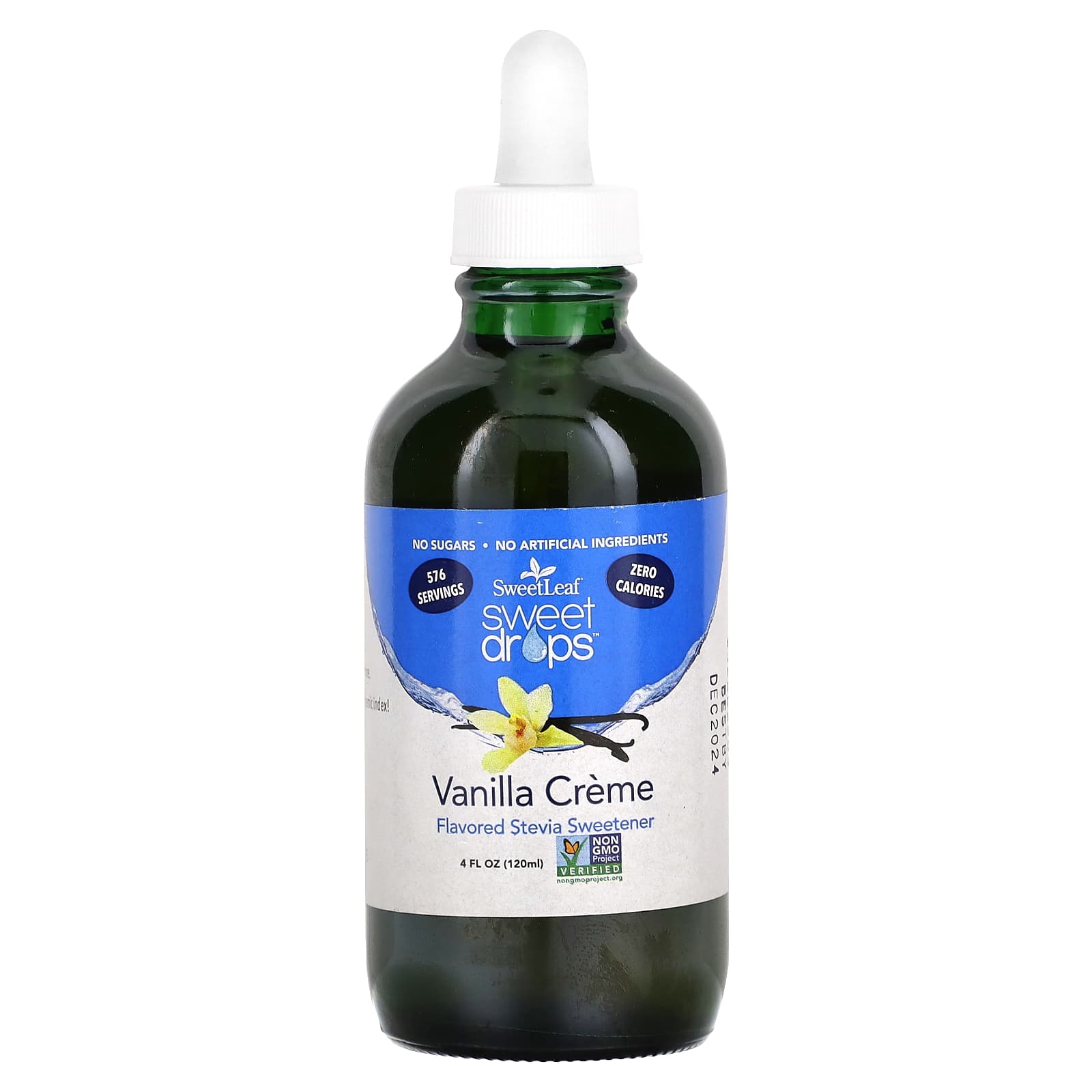 Sweetleaf Sweet Drops Stevia Sweetener, Vanilla Creme - 4 fl oz