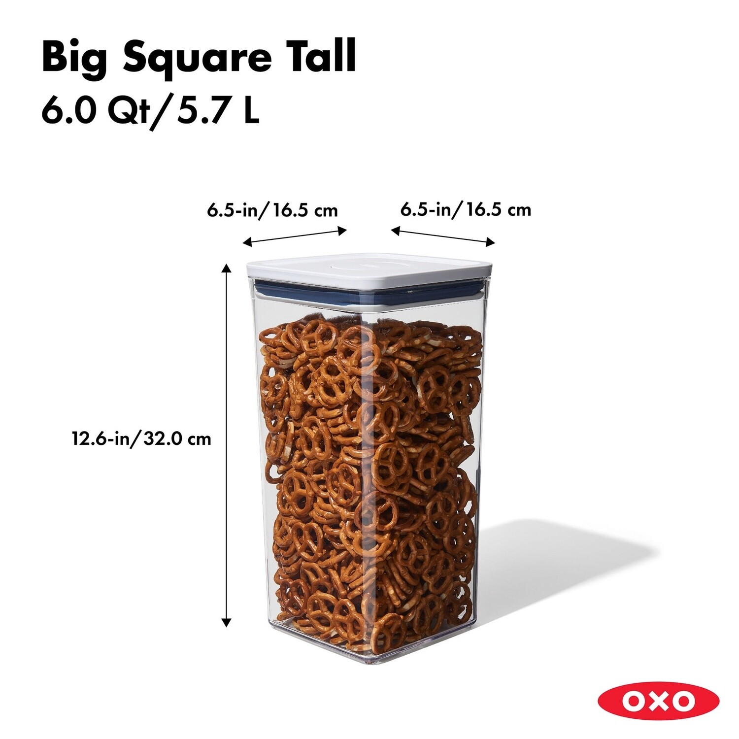 OXO Pop 2.0 Big Square, Tall (5.7 Litre)