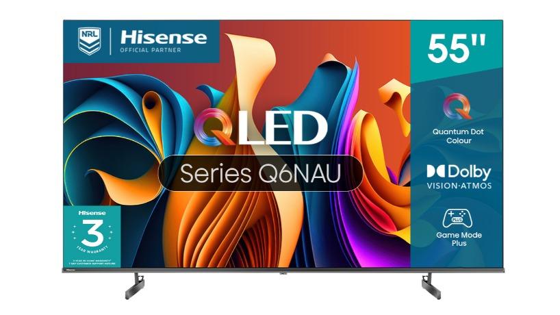 Hisense 55" Q6NAU 4K QLED Smart TV 2024