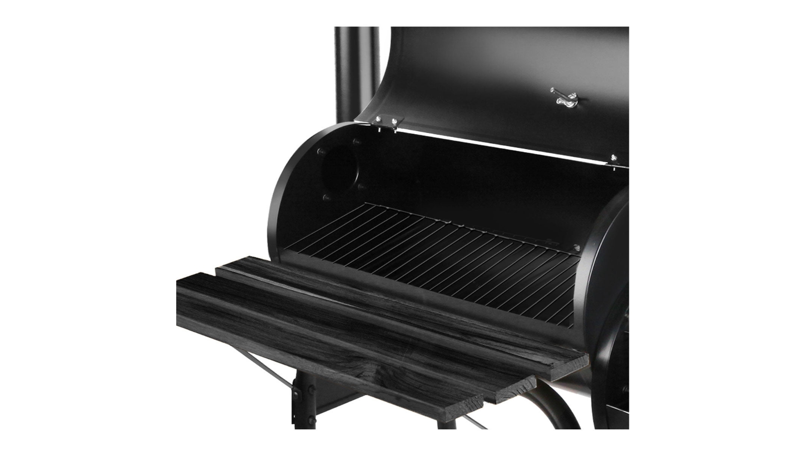 BH 2 In1 BBQ Smoker Charcoal Grill Roaster Portable Offset Outdoor Camping Barbecue
