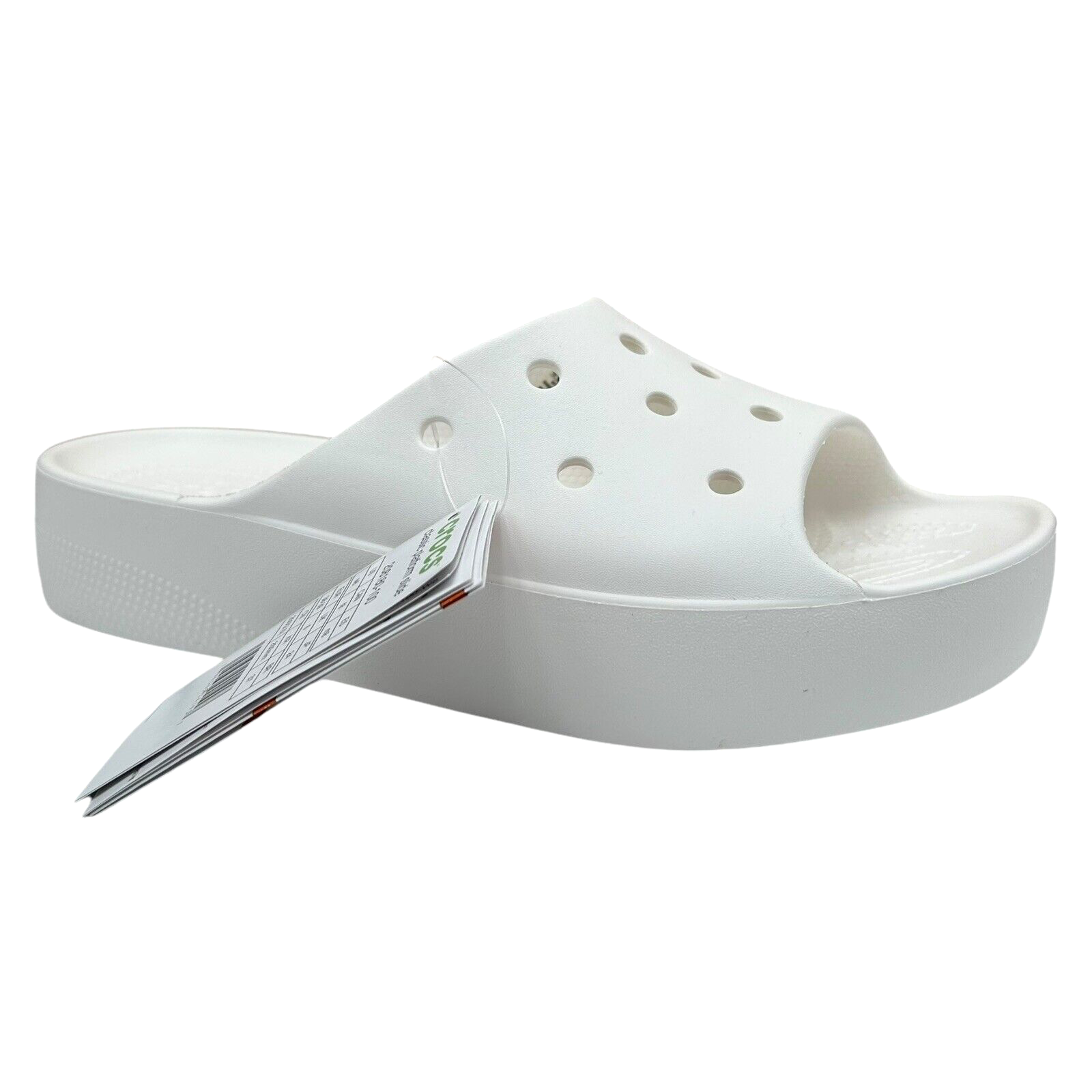 Crocs Classic Platform Flip White W8