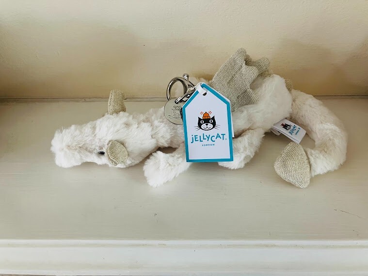 Jellycat - Snow Dragon Bag Charm