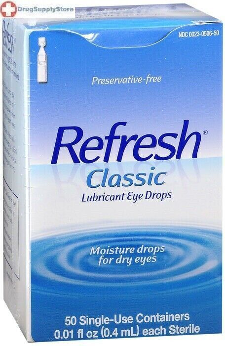 Refresh Classic Lubricant Eye Drops - 30 Single-Use Containers