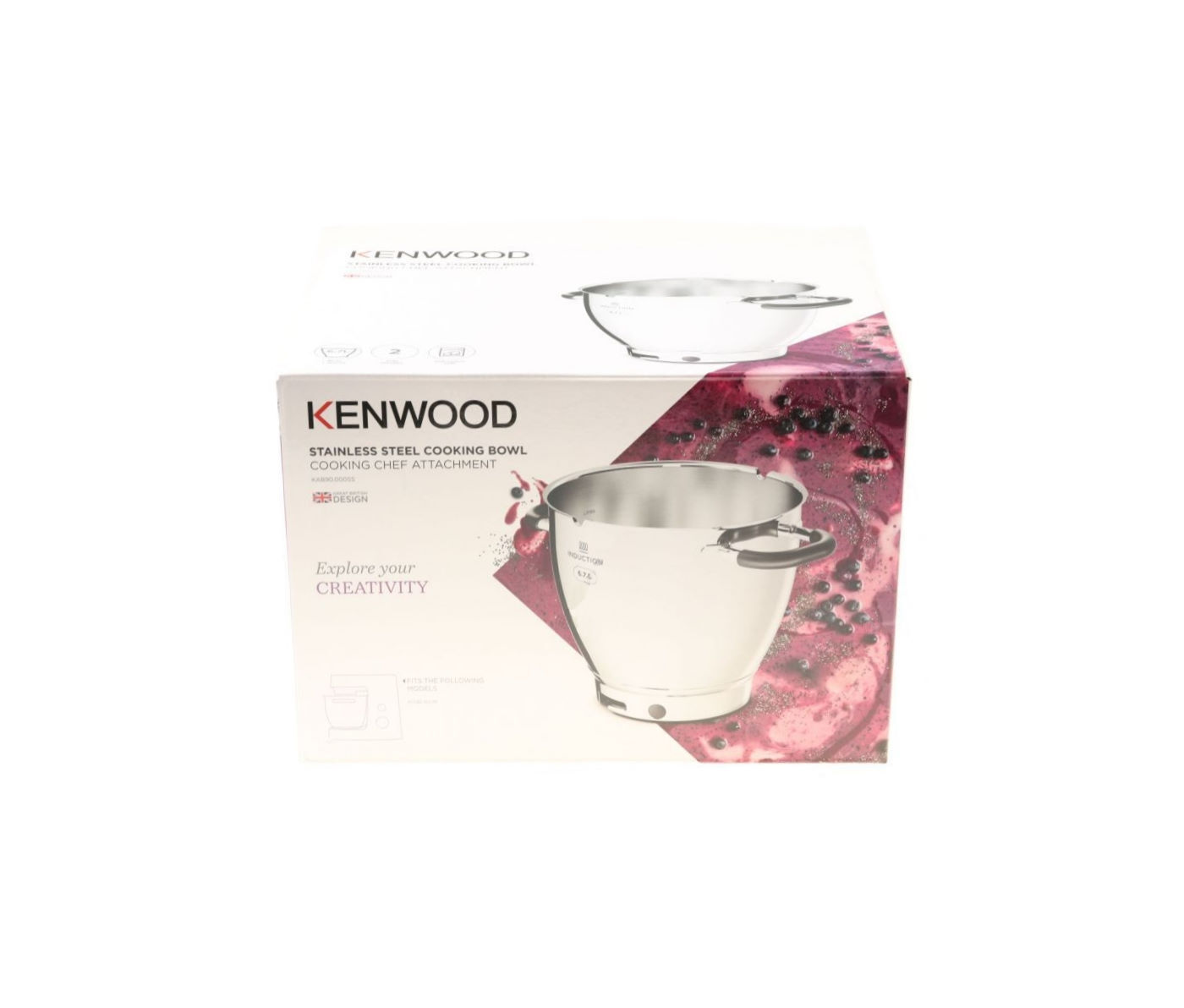 Kenwood KAB90.000SS Stainless Steel Bowl for KCL95 - Kitchen Appliances