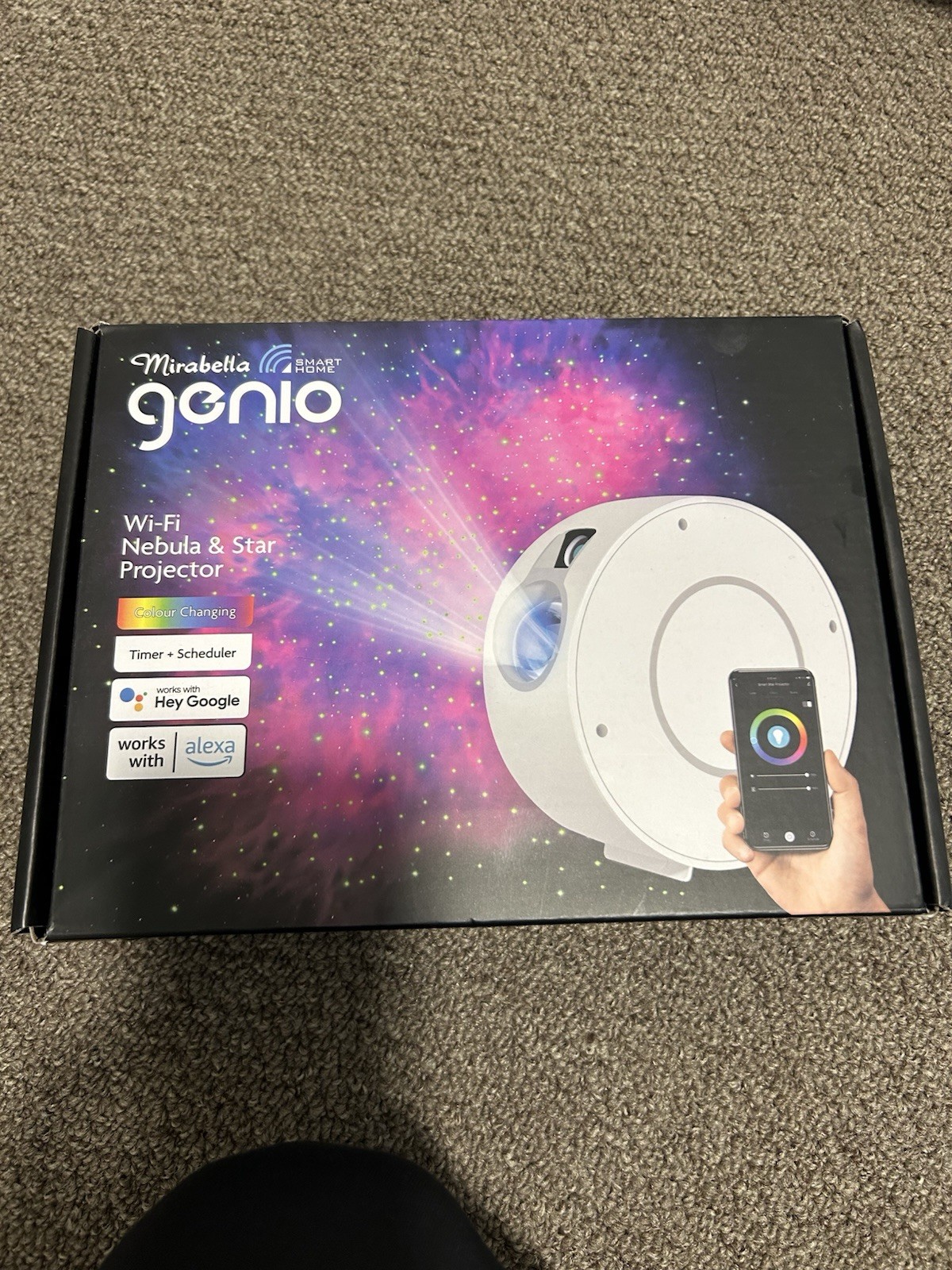 Mirabella Genio Wi-Fi Nebula & Star Projector