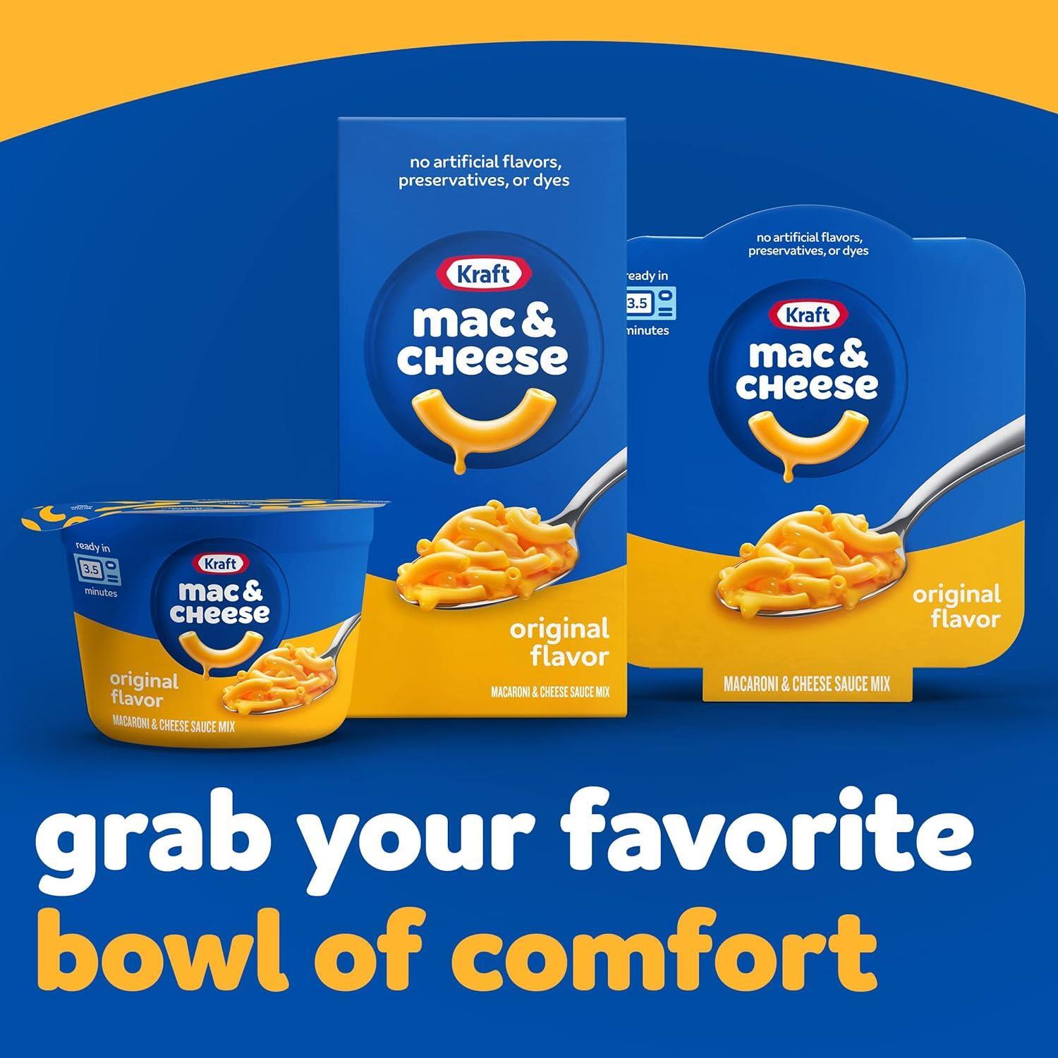 Kraft Mac & Cheese Macaroni Pasta Original Instant Noodles 410g