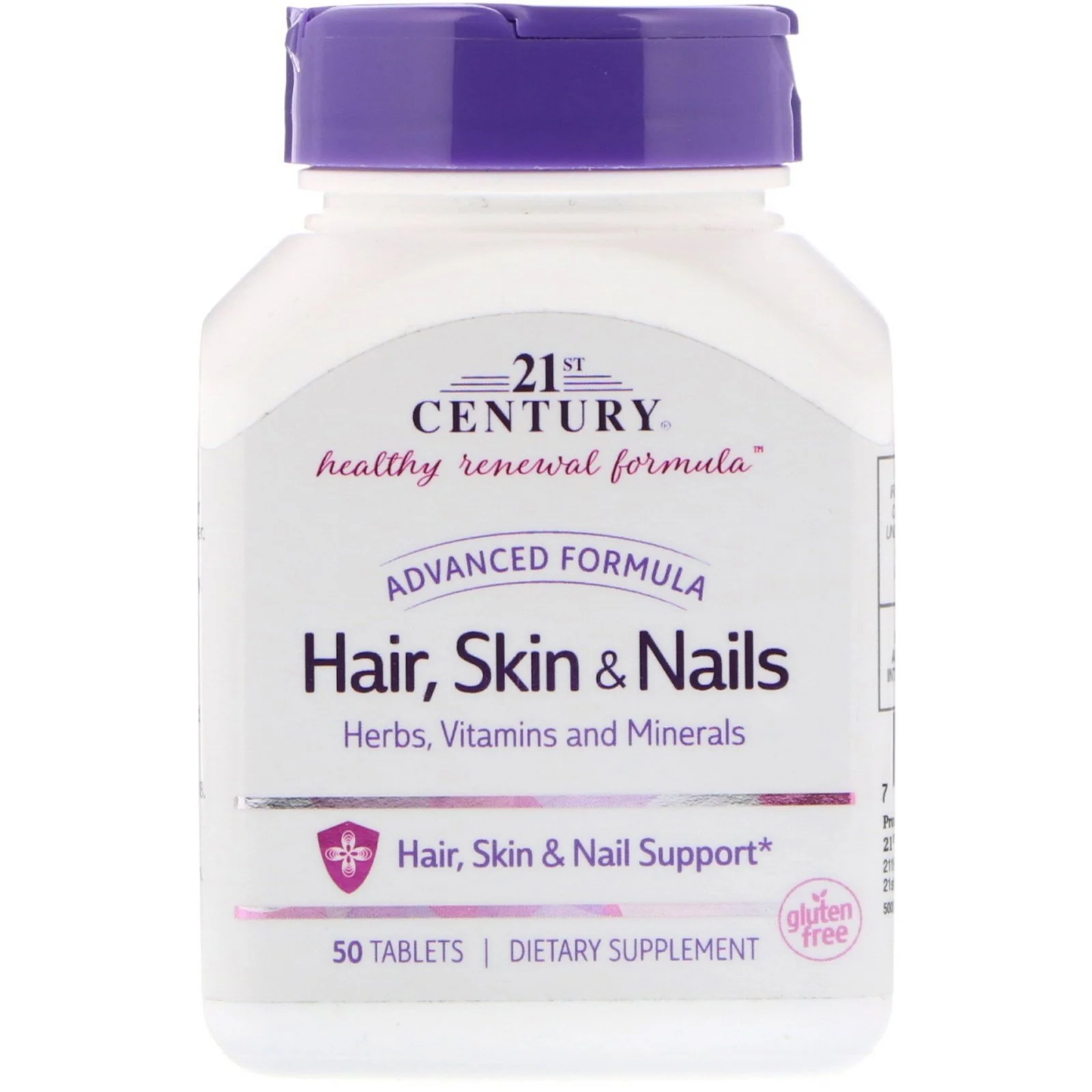 21st Century Hair Skin & Nails Advanced Formula 50 Tablets