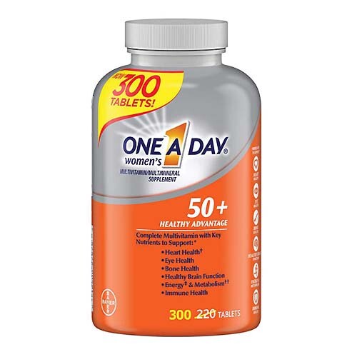 One A Day Women's 50+ Multivitamin Multimineral Dietary Supplement, 300 Tablets *EXP 10/2021*