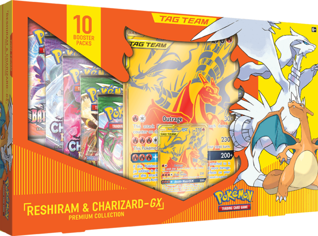 Pokemon TCG - Charizard Reshiram GX Premium Collection