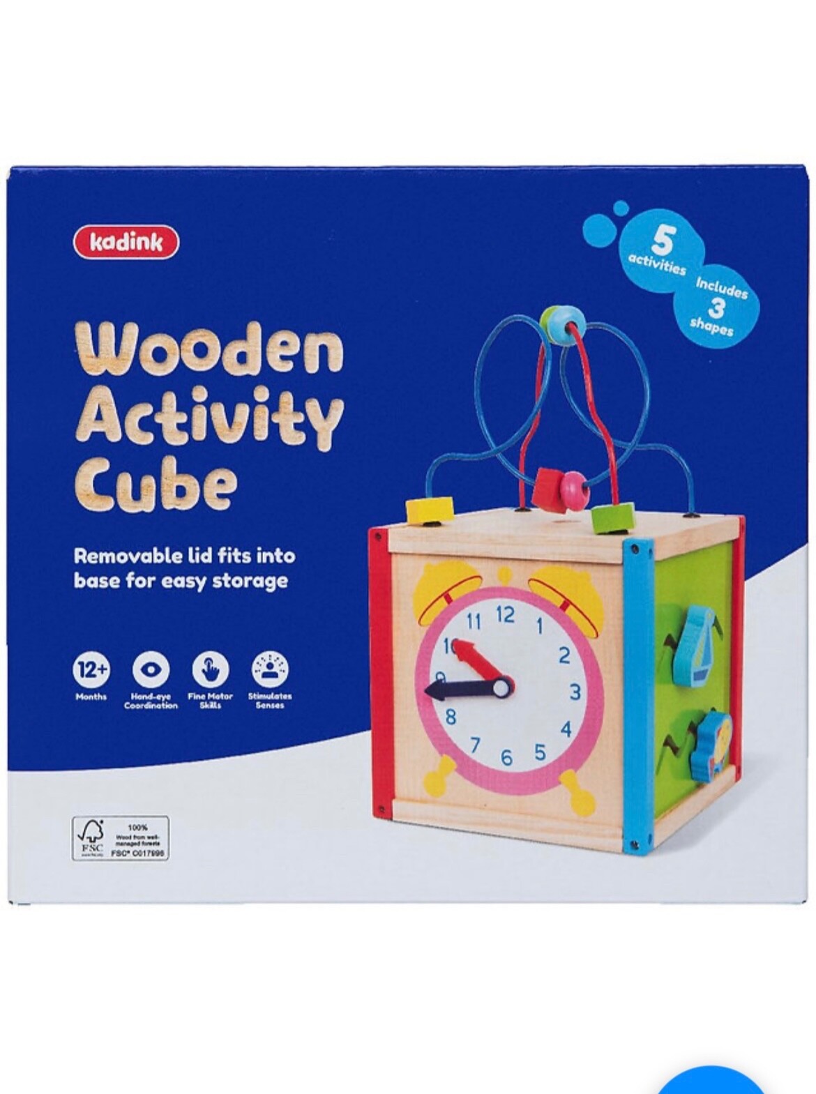 Kadink Wooden Activity Cube