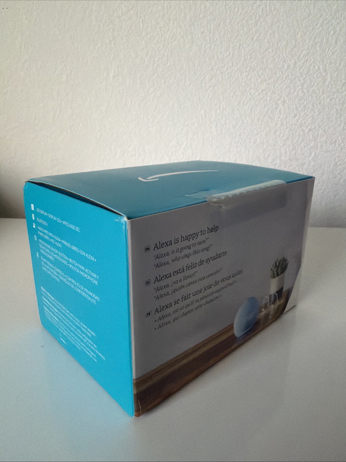 Amazon Echo Dot Smart Speaker with Clock & Alexa 5th Gen (Cloud Blue)