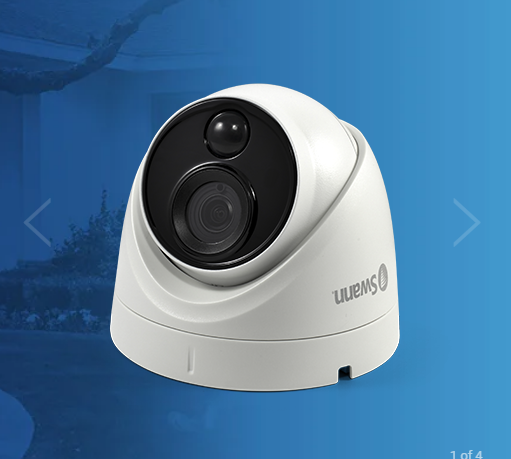 Swann 4K Ultra HD Thermal Sensing Dome Security Camera (SWPRO-4KDOME)