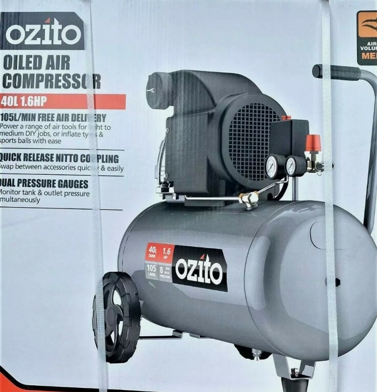 Ozito 40L 2.0HP Oil Free Air Compressor