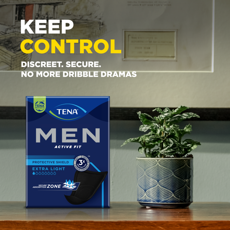 TENA Men Protective Shield - Black
