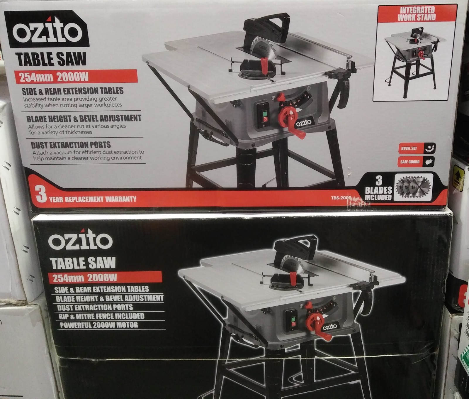 Ozito 2000W 254mm Table Saw