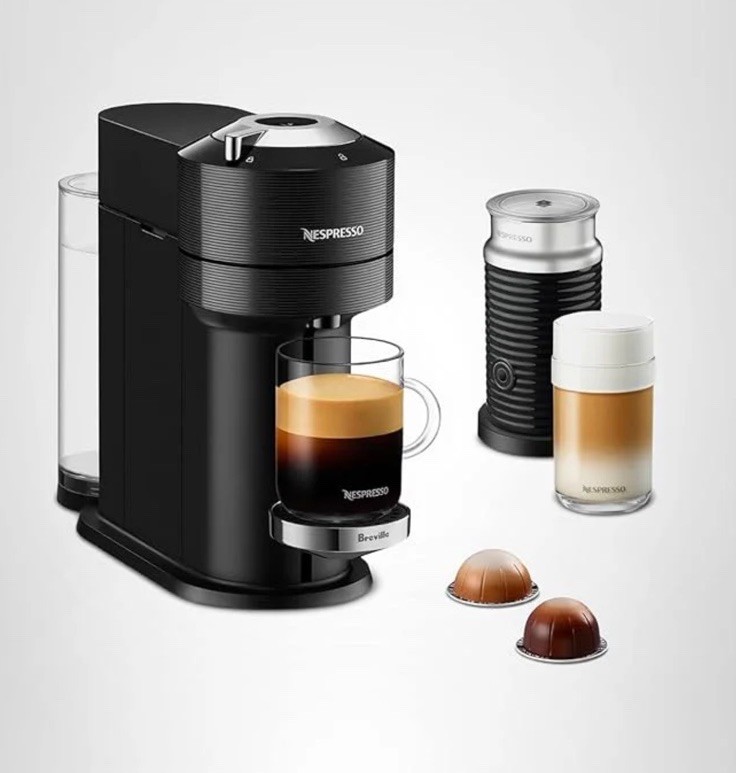 Nespresso BNV560BLK1BUC1 Vertuo Next Premium Classic Black by Breville with