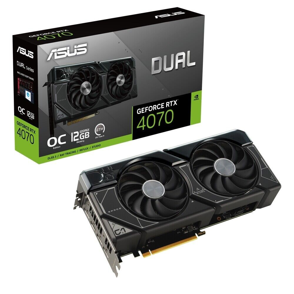 Asus Dual GeForce RTX 4070 OC O12G Dual RTX4070-O12G 12GB