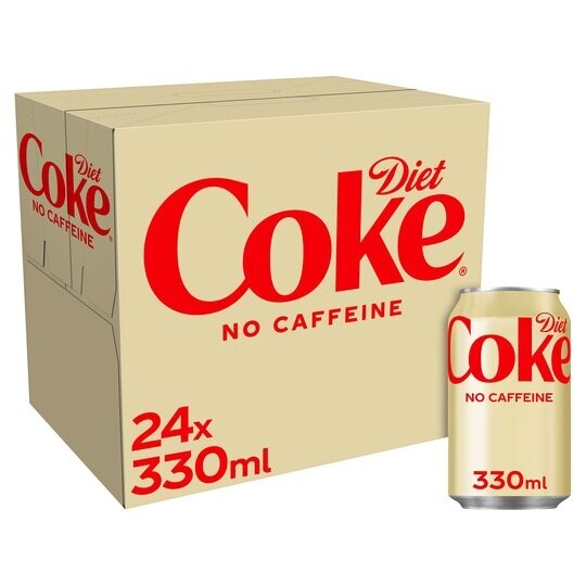 Diet Coke Caffeine Free Cans (24x330ml)