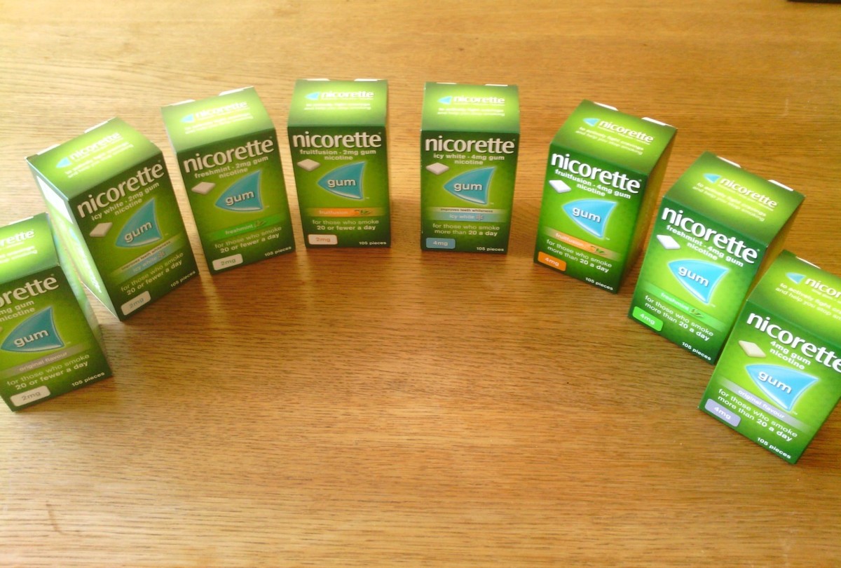 Nicorette Nicotine 2mg Sugar Gum - Icy White 105