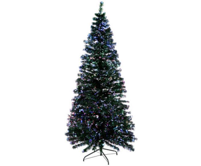 Jingle Jollys 2.1M 7ft Led Christmas Tree Xmas Multi Colour Lights Optic Fibre