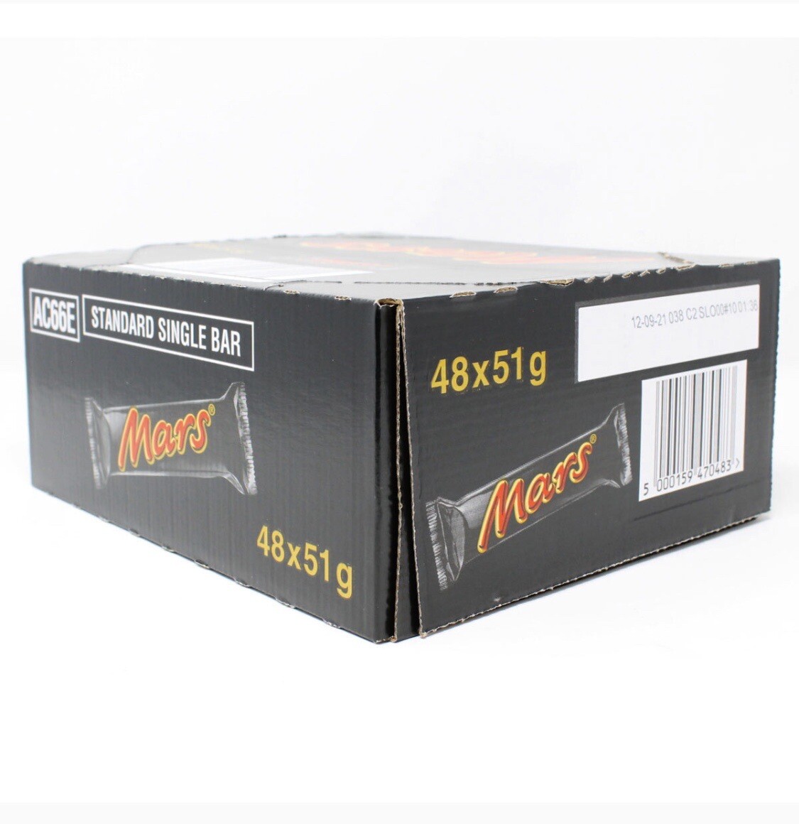 Mars Chocolate Bar with Nougat and Caramel 2 Pieces, 64 G (25 Bars)