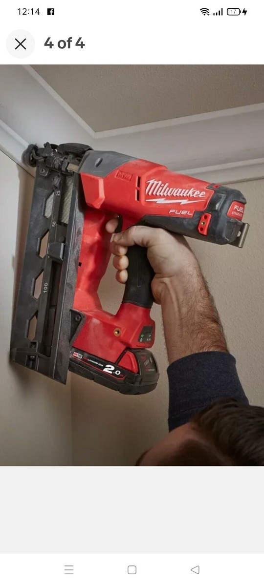 Milwaukee 18V Fuel 16 Gauge 20 Degree Angled Finishing Nailer Skin M18FN16GA-0C