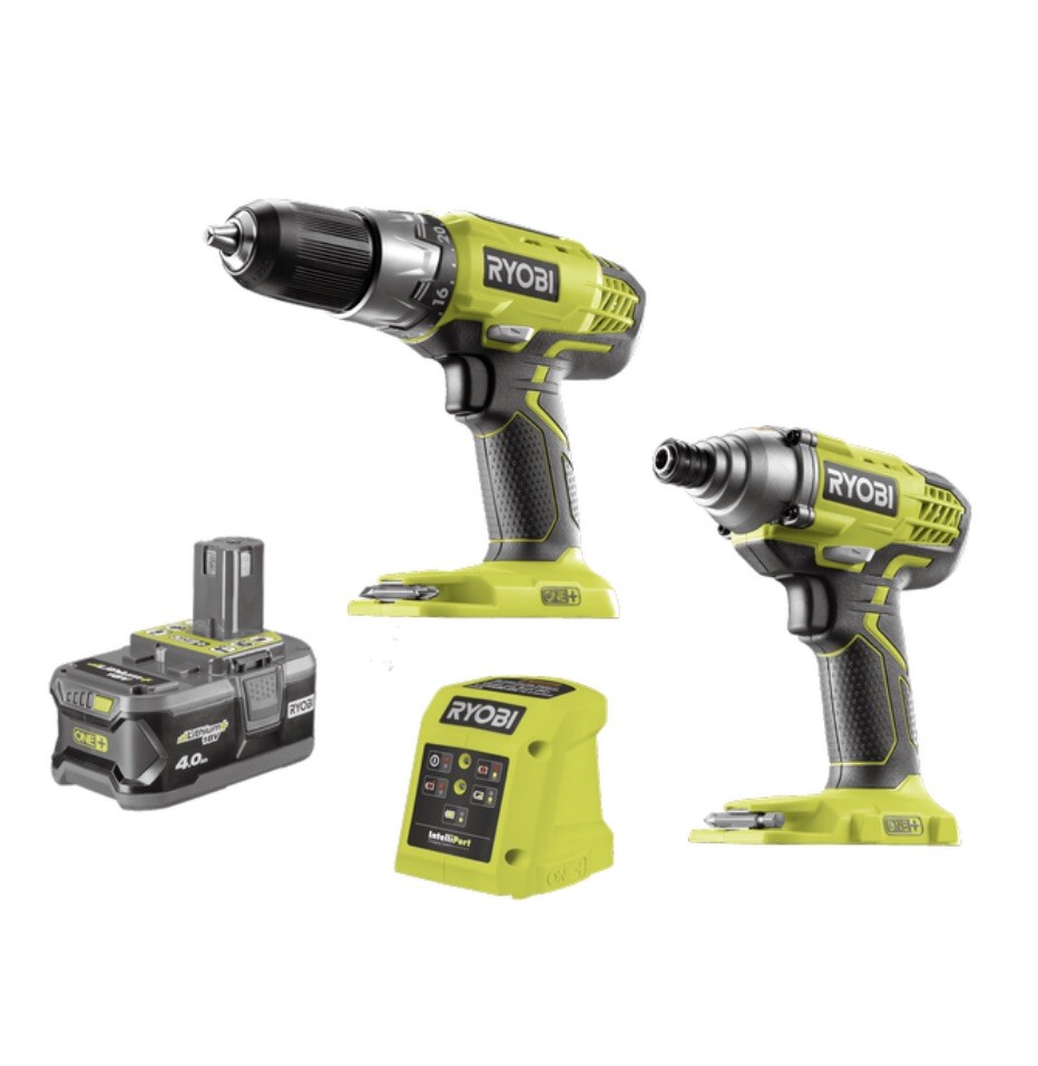 Ryobi One+ 18V 2 Piece Kit