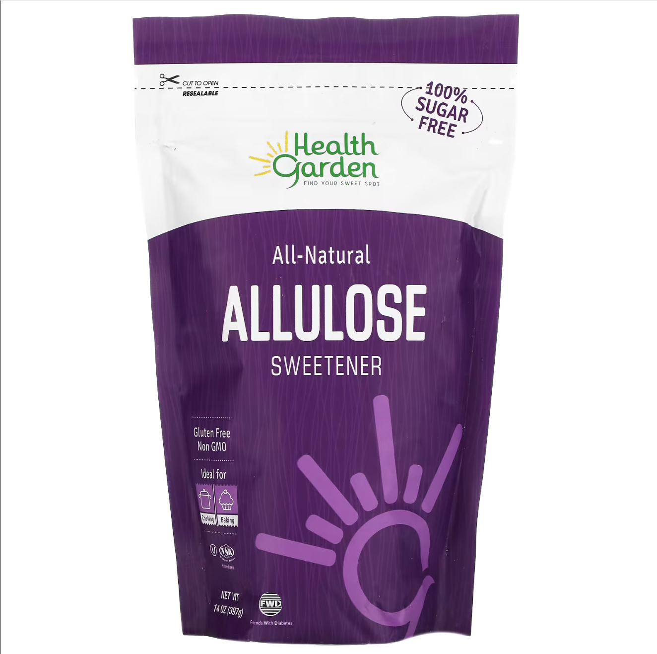Health Garden - Allulose Sweetener - 14 oz (397 Grams)