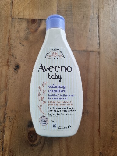 Aveeno Baby Calming Comfort Bedtime Batg Wash For Delicate Skin | 250ml | New