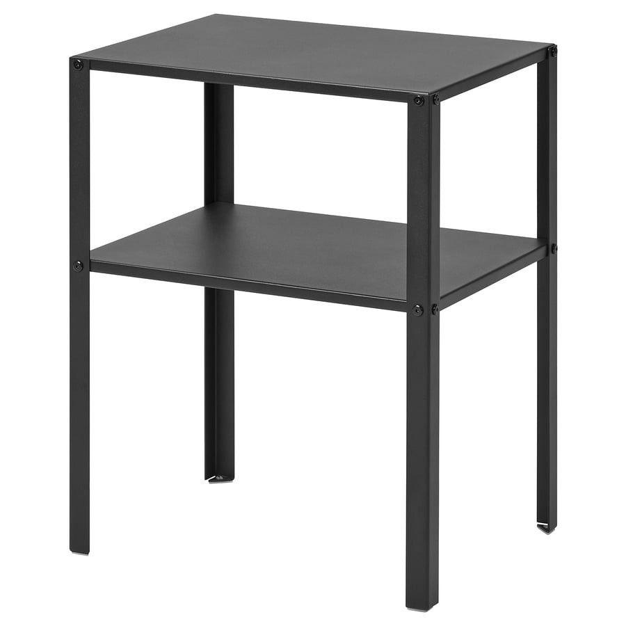 IKEA - KNARREVIK Bedside Table, Black 37x28 cm