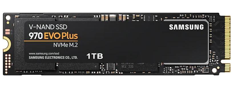 Samsung (MZ-V7S1T0B/AM) 970 Evo Plus SSD 1TB - M.2 NVMe Interface Internal Solid State Drive With V-NAND Technology