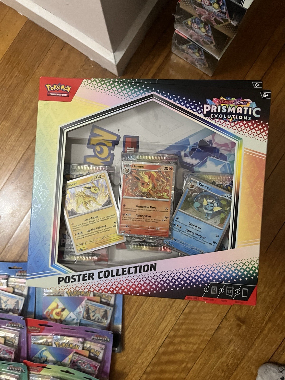 Pokemon Trading Card Game Paldean Fates Poster Collection Trading Card English Multicolor