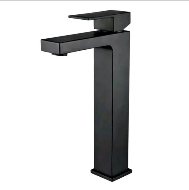 Mondella WELS 4 Star 7.5L/min Matte Black Rococo Extended Basin Mixer