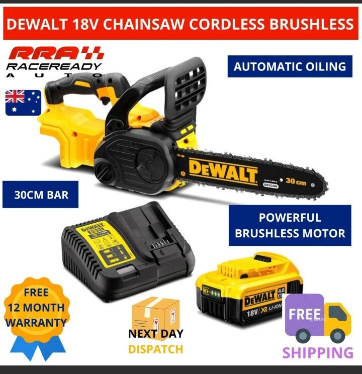DeWalt 18V XR Chainsaw Kit 300mm - DCM565M1-XE