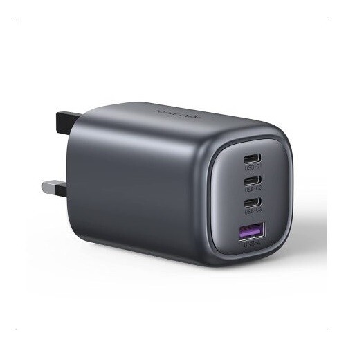 UGREEN 100W USB-C UK Mains Fast GaN MacBook/iPhone/iPad Wall Charger 4-Port