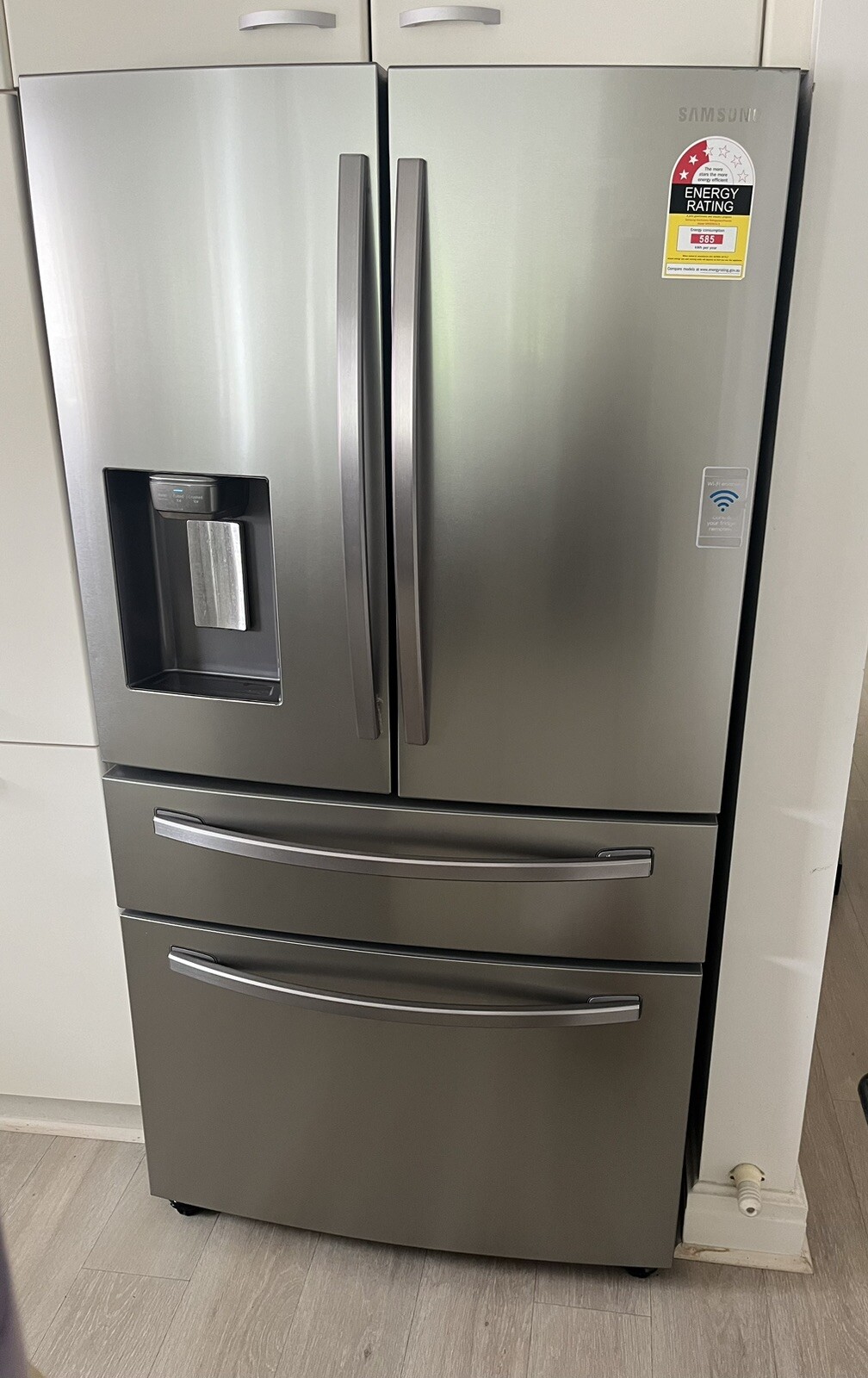 Samsung 680L 4 Door French Door Fridge SRF680CDLS