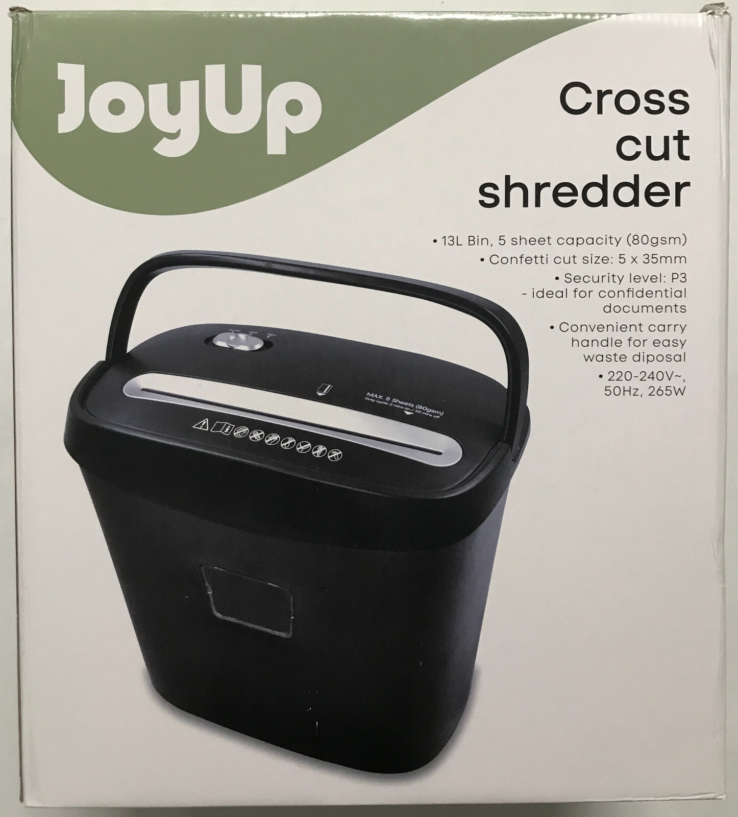 JoyUp Shredder