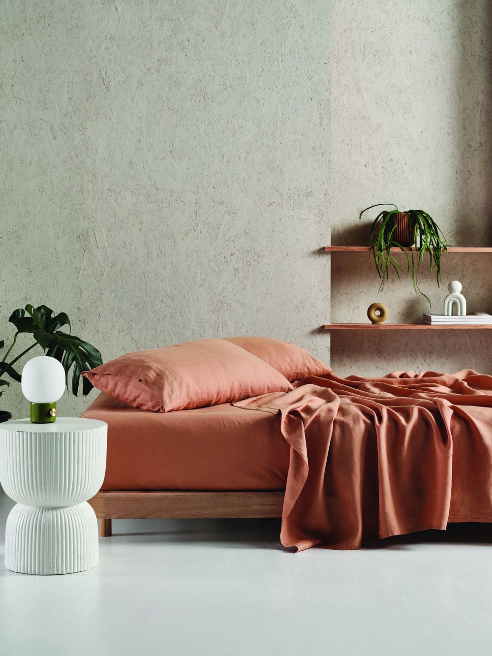 Linen House Nimes Sheet Set (Clay) - King
