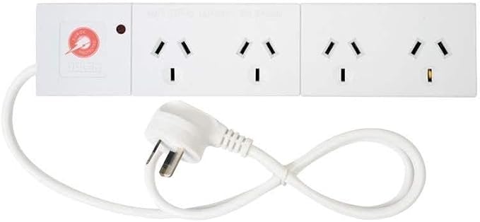 Arlec 4 Outlet Powerboard With Surge Protection
