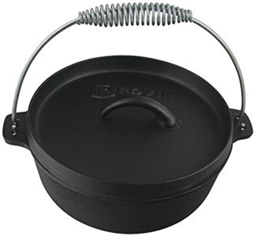 Cast Iron Camp Oven 2 Quart 1.9L Dutch Oven (2Qt 230x100mm)