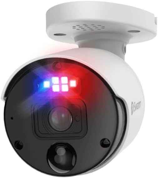 Swann 8MP Enforcer 4K Bullet Heat & Motion Sensing IP Add-On Security Camera