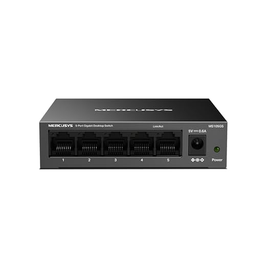 Mercusys MS105GS 5 Port Gigabit Desktop Switch
