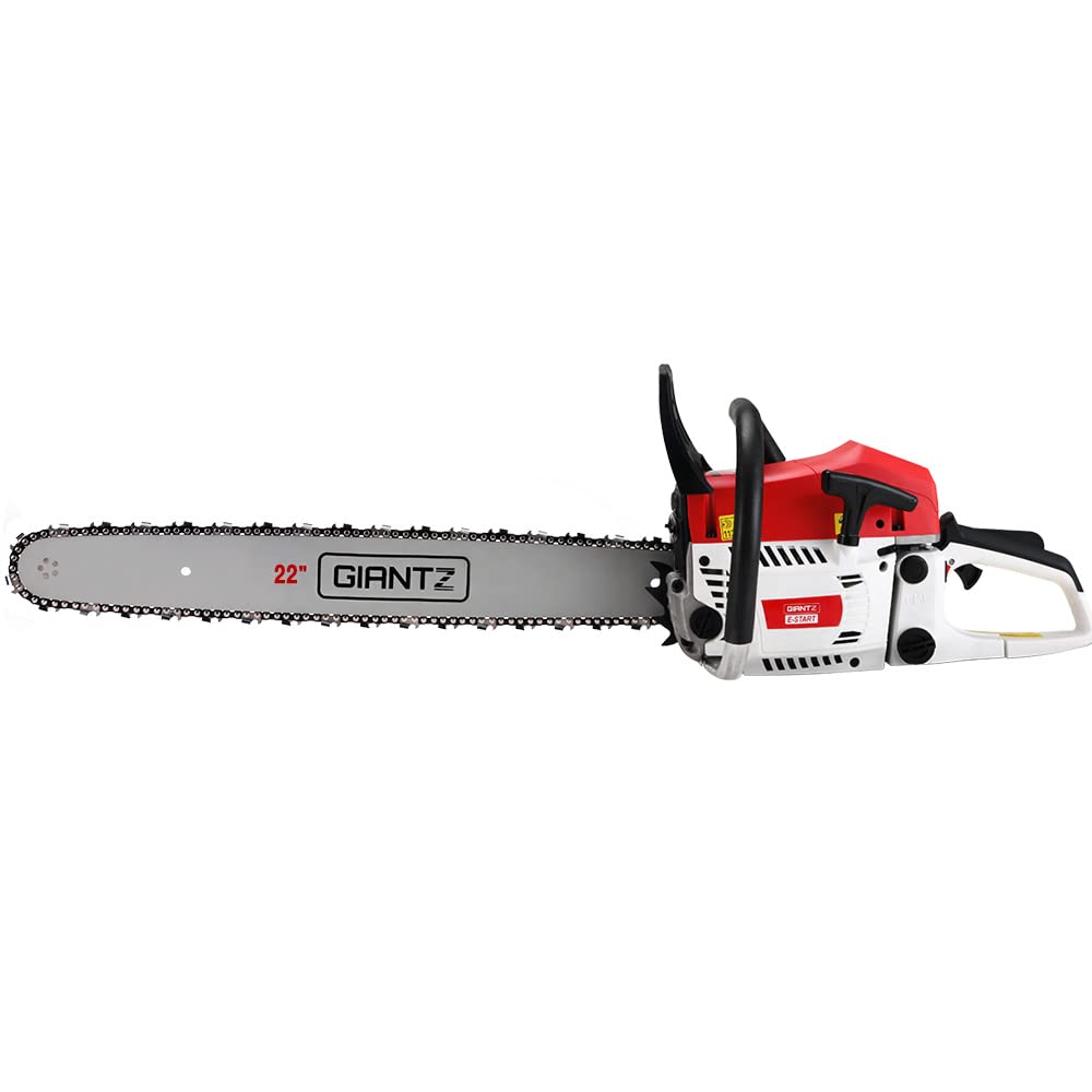 Giantz 62CC Petrol Commercial Chainsaw 22" Bar E-Start Tree Chain Saw 5.2HP