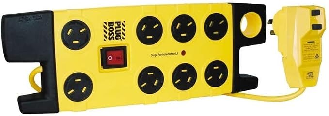 HPM Powerboard RCD Surge 8 Outlet