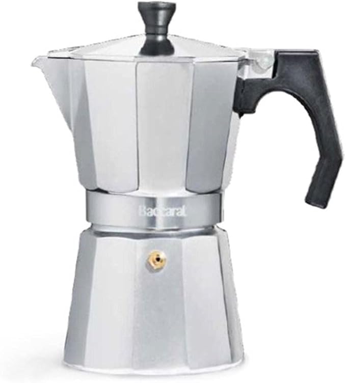 Baccarat Barista Brillante 9 Cup Stovetop Espresso Coffee Maker