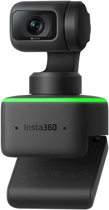 Insta360 Link 4K Intelligent Webcam with Pan/Tilt/Zoom